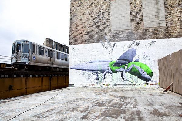 French Street Artist LUDO Paintings (7)